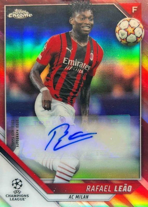 2021 Topps Chrome UEFA Champions League #CA-LE Autographs - Red Refractor /10