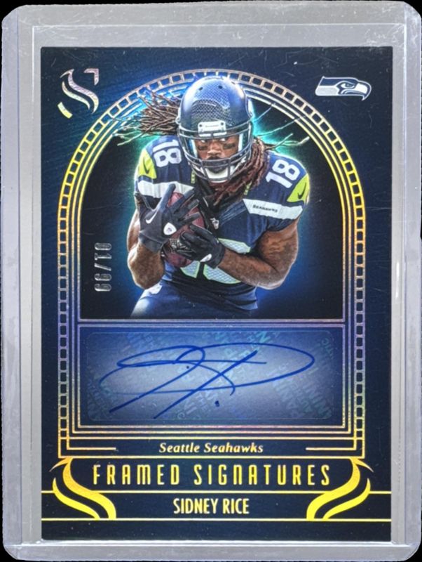 2025 Silhouette #28 Framed Signatures - Holo Gold /99