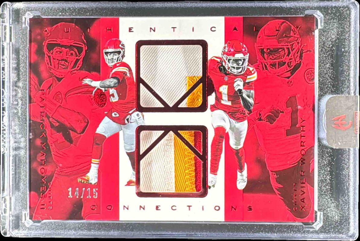 2025 Panini Authentically Mahomes #CON-2 Connections - Prime /15