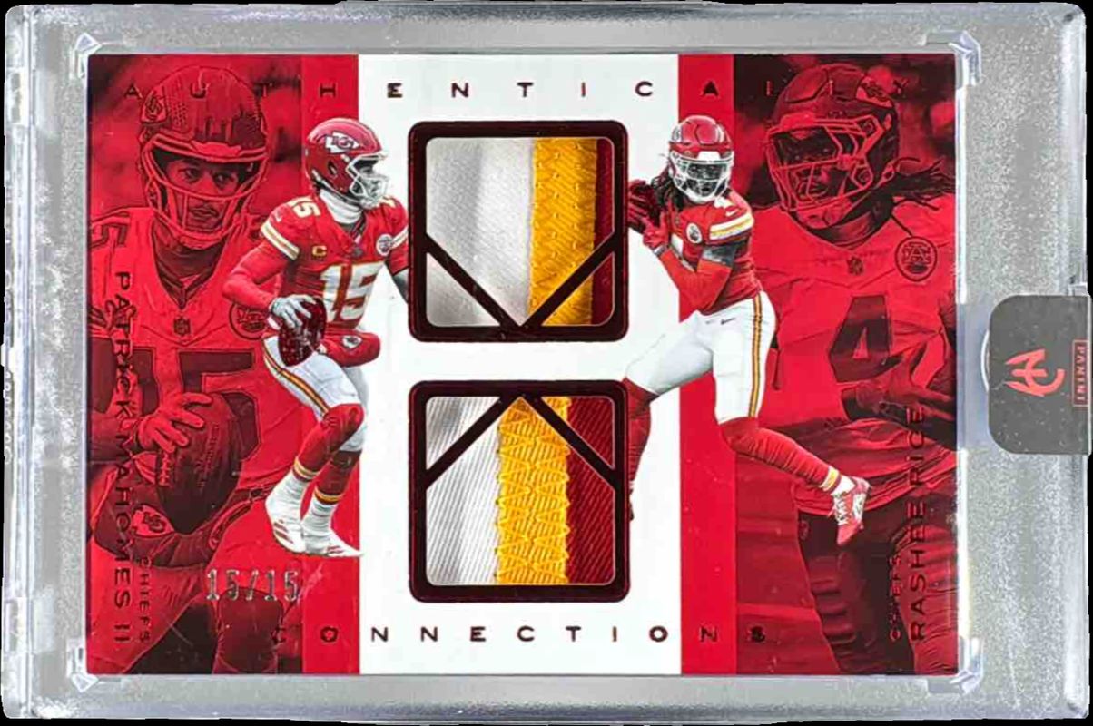 2025 Panini Authentically Mahomes #CON-10 Connections - Prime /15