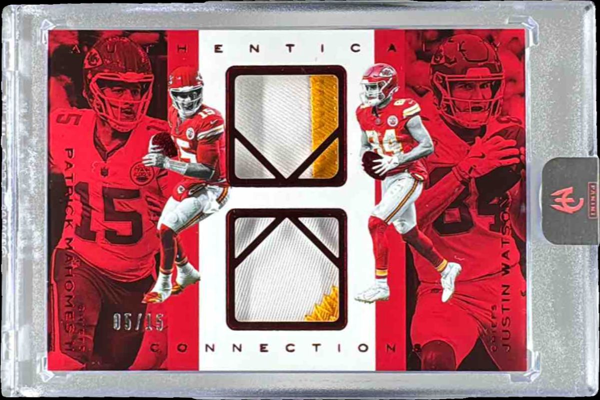 2025 Panini Authentically Mahomes #CON-9 Connections - Prime /15