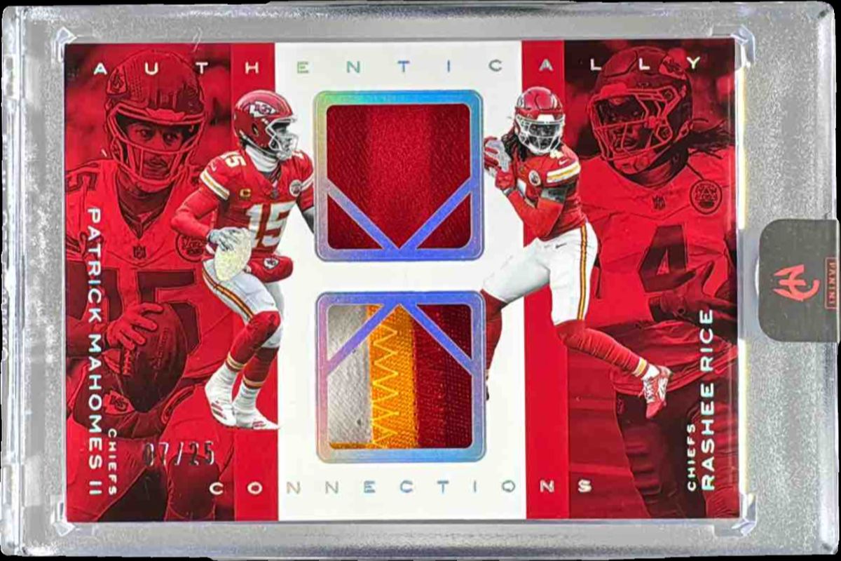 2025 Panini Authentically Mahomes #CON-10 Connections - Jersey /25