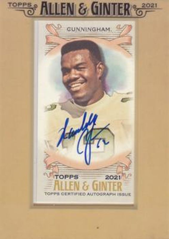 Randall Cunningham 2021 Topps Allen & Ginter #FMA-RC Framed Mini