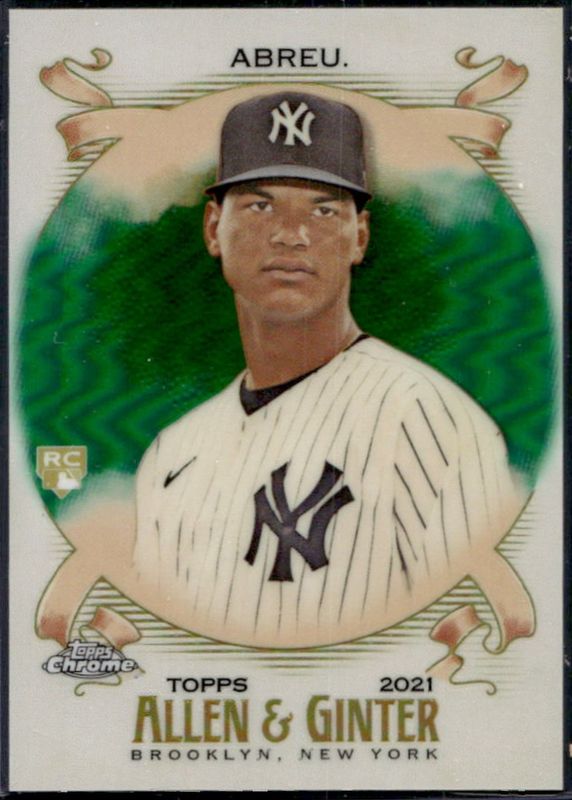 2021 Topps Allen & Ginter Chrome #217 Green Refractor /99