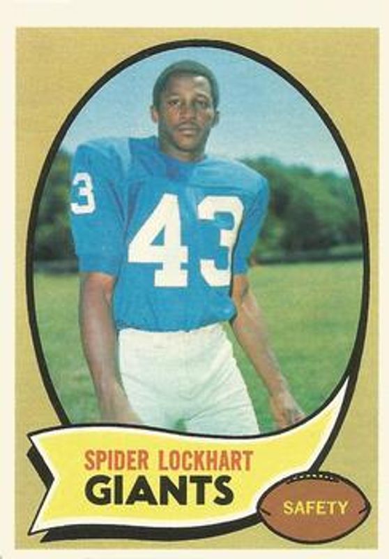 Spider Lockhart 1970 Topps #17 Base RAW