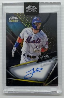 2021 Topps Chrome Black #CBA-JM Autographs - Gold /50