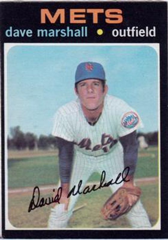 Dave Marshall 1971 O-Pee-Chee #259 Base RAW
