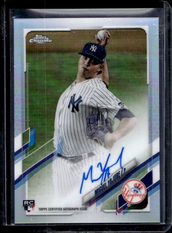 2021 Topps Chrome #RA-MY Rookie Auto - Refractor /499