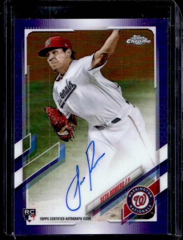 2021 Topps Chrome #RA-SR Rookie Auto - Purple Refractor /299
