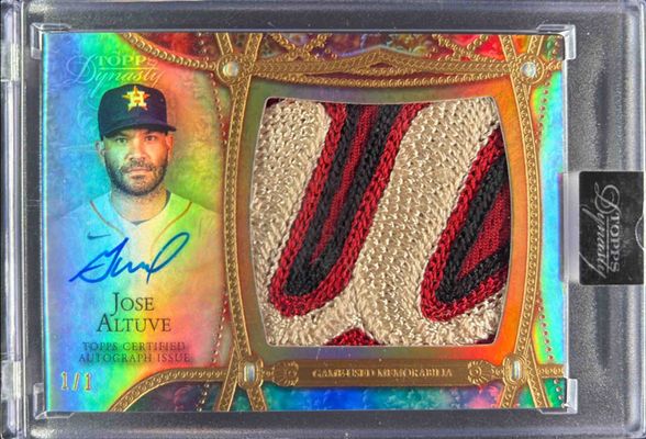 2022 Topps Dynasty #AJP-JA Autographed Jumbo Patch - Gold /1