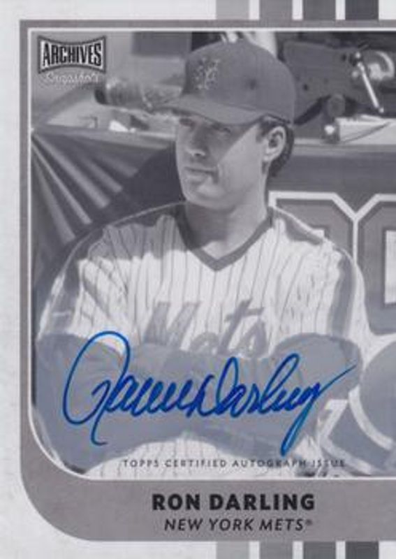 2021 Topps Archives Snapshots #6 Autographs - Black & White /25