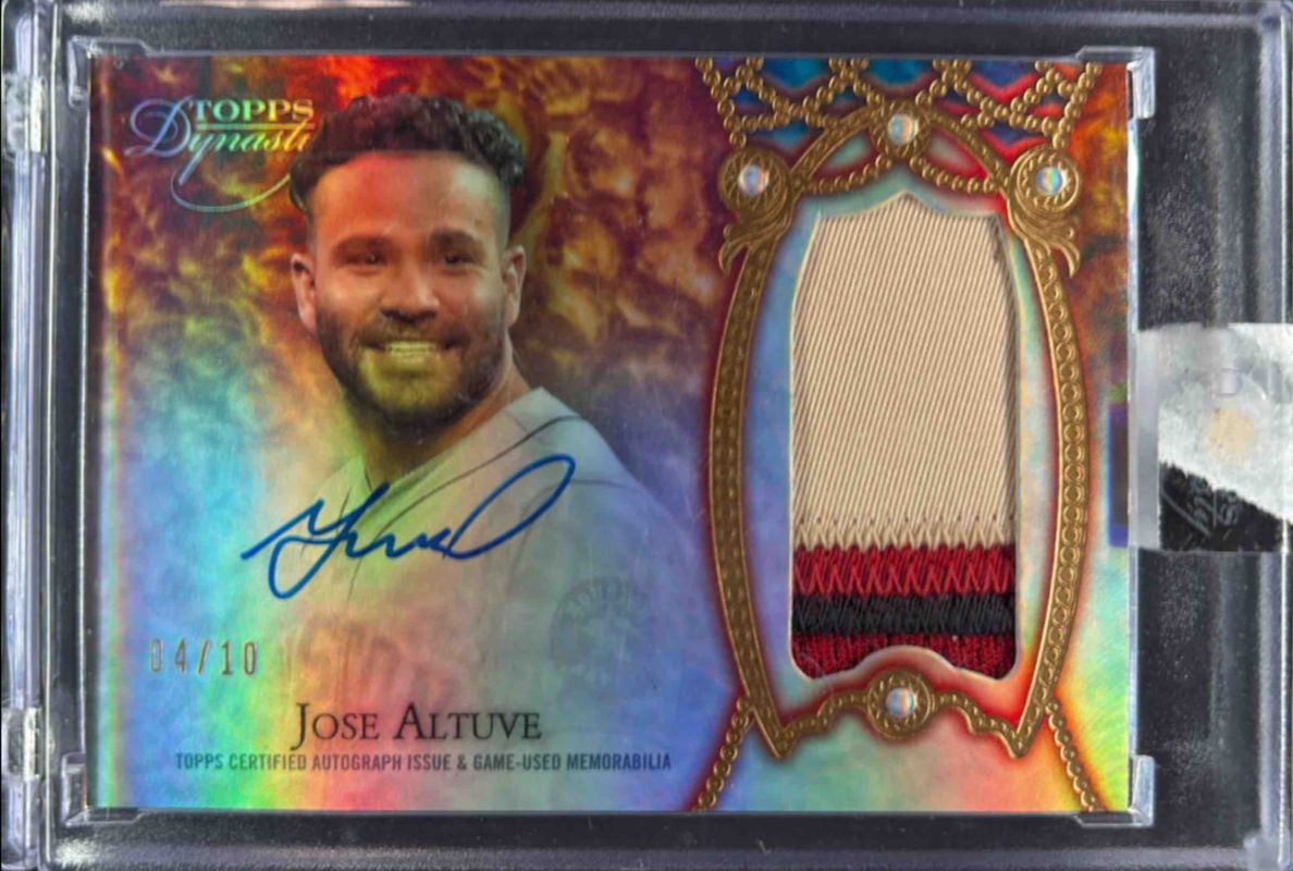 Jose Altuve 2022 Topps Dynasty #DAP-JA2 Base /10 RAW
