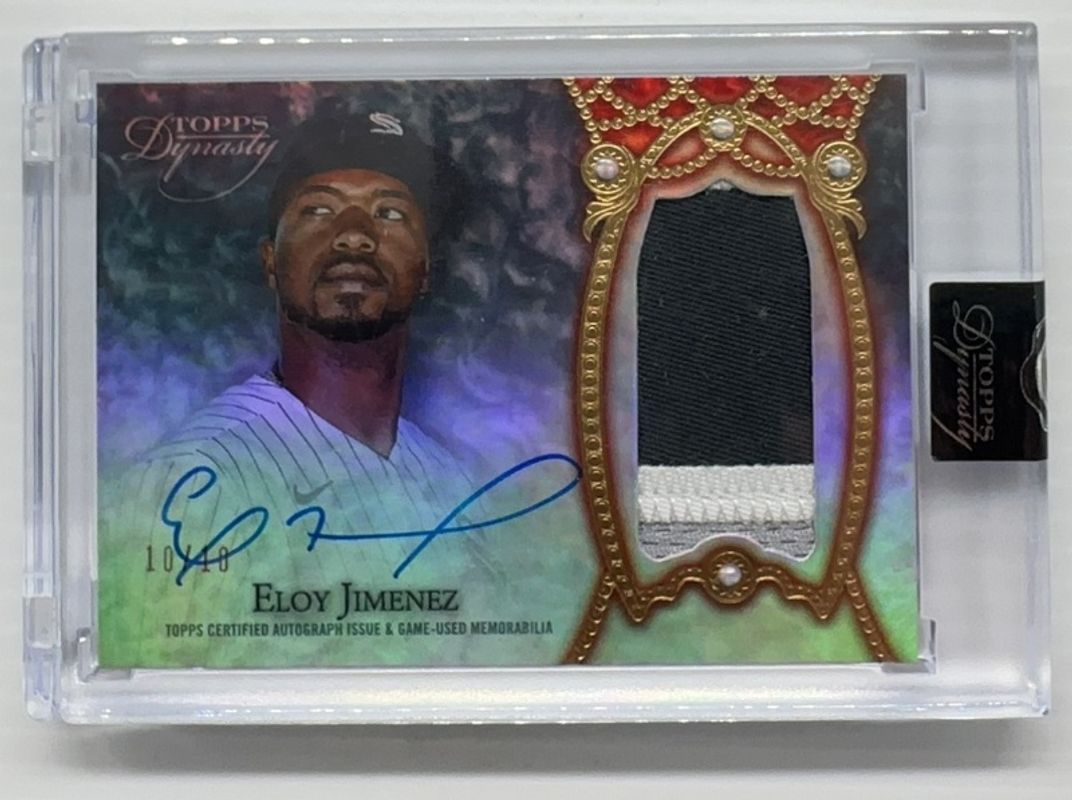 Eloy Jimenez 2022 Topps Dynasty #DAP-EJ4 Base /10 RAW