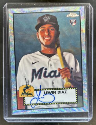 2021 Topps Chrome Platinum Anniversary #PA-LD Autographs - 70th Anniversary Platinum /70