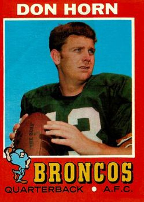 Don Horn 1971 Topps #59 Base RAW