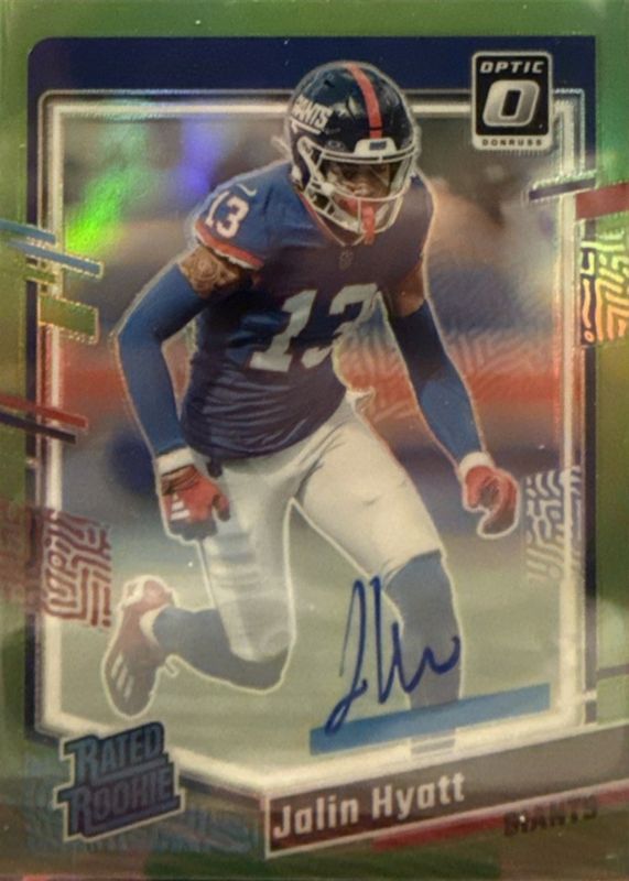 2023 Optic #279 Rated Rookie Autographs - Green /5