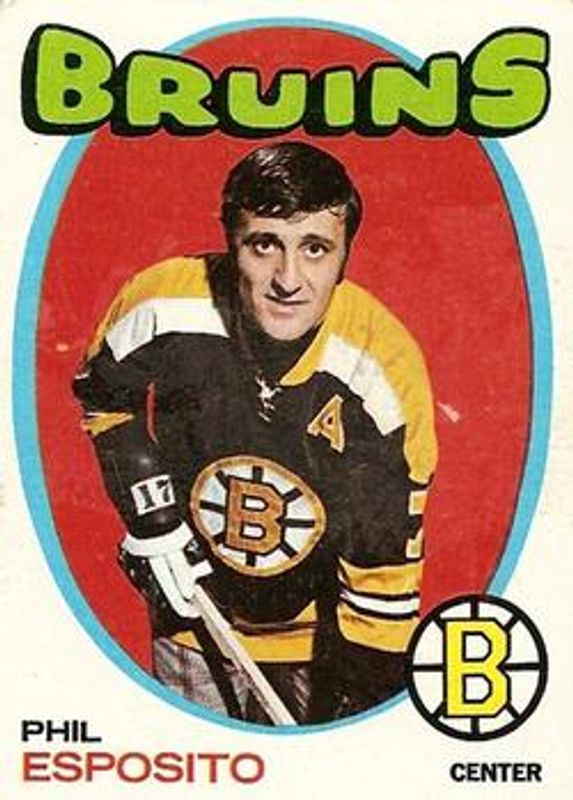 Phil Esposito 1971 Topps #20 Base RAW