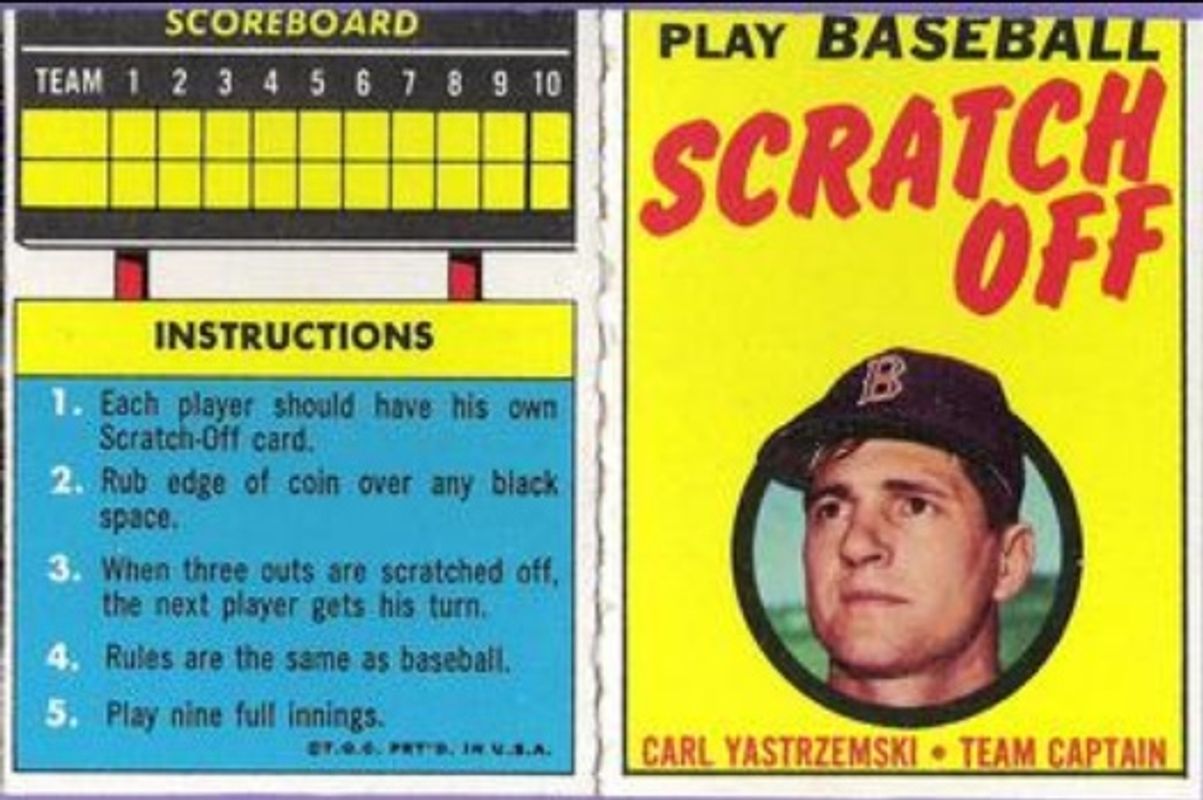 1971 Topps #NNO Scratch Offs