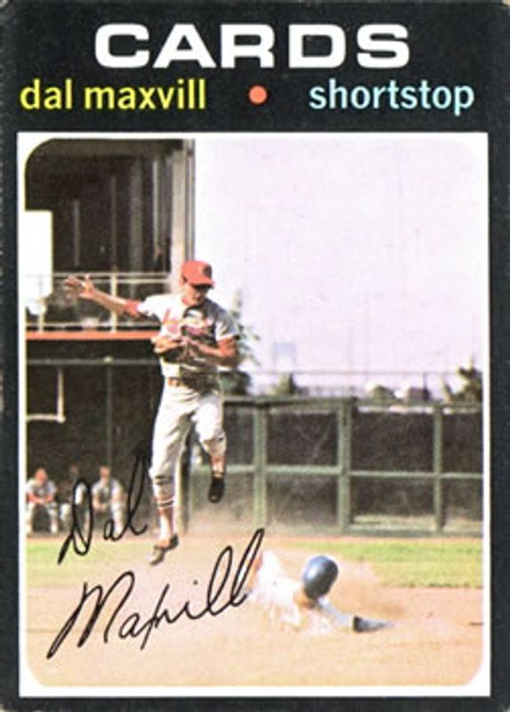 Dal Maxvill 1971 Topps #476 Base RAW