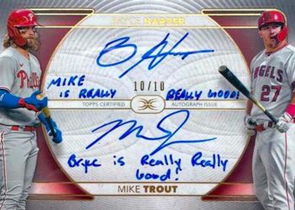 2021 Topps Definitive Collection #DAC-HT Dual Autographs Collection /35