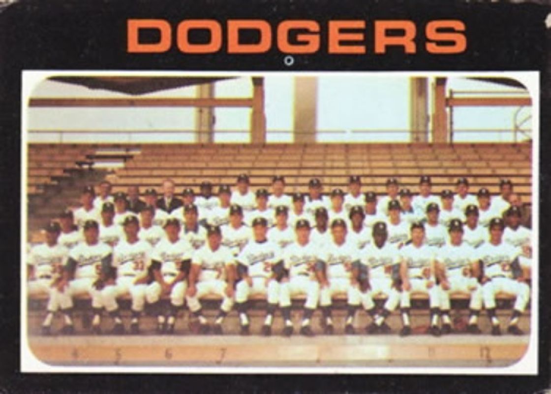 Los Angeles Dodgers 1971 Topps #402 Base RAW