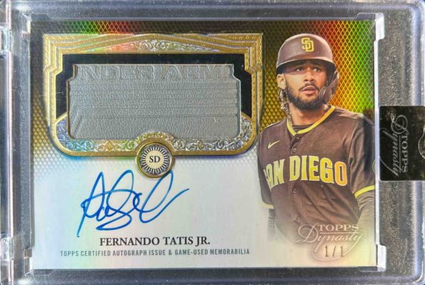 2023 Topps Dynasty #ABG-FT Autographed Batting Gloves