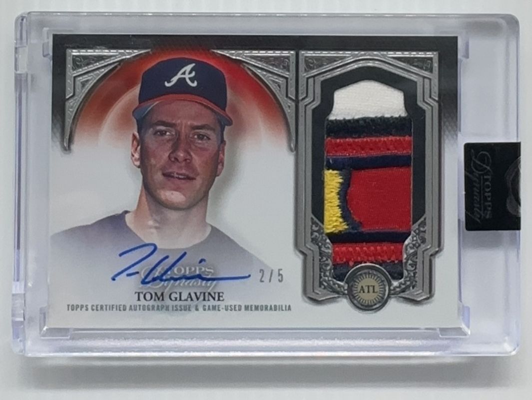 Tom Glavine 2023 Topps Dynasty #DAP-TG4 Silver /5 RAW