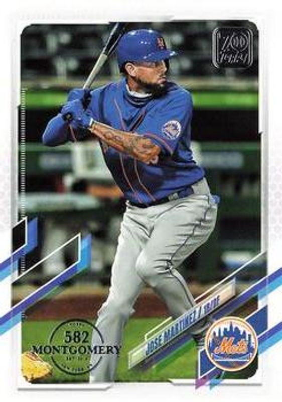 2021 Topps #625 582 Montgomery