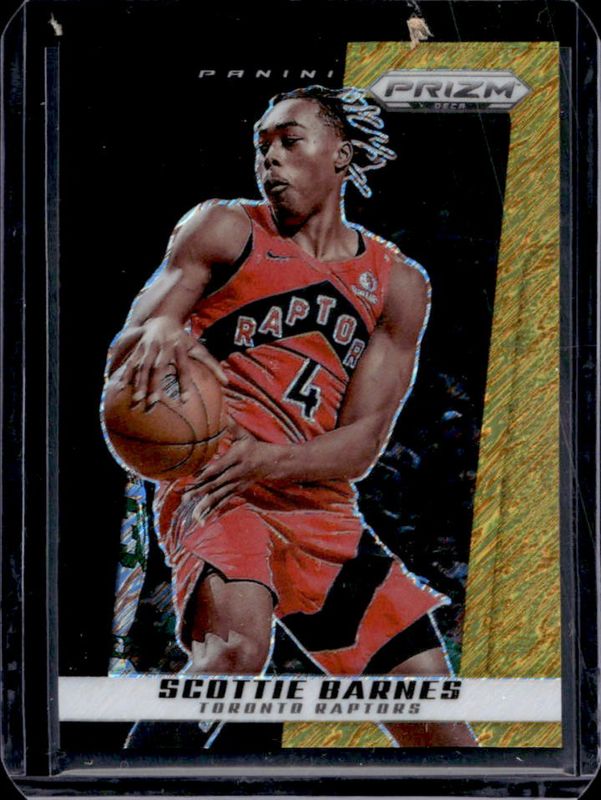 Scottie Barnes 2024 Prizm Deca #102 Black Gold /5 RAW