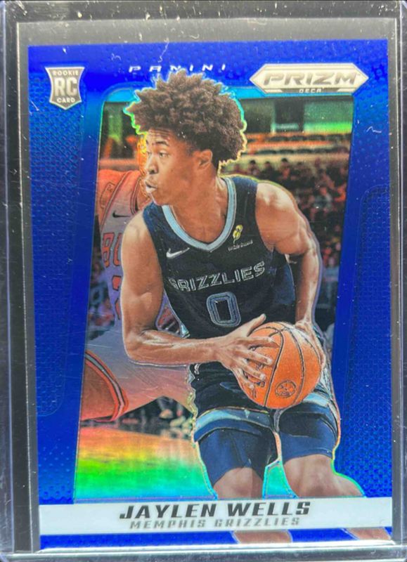 Jaylen Wells 2024 Prizm Deca #21 Blue /149 Rookie RAW