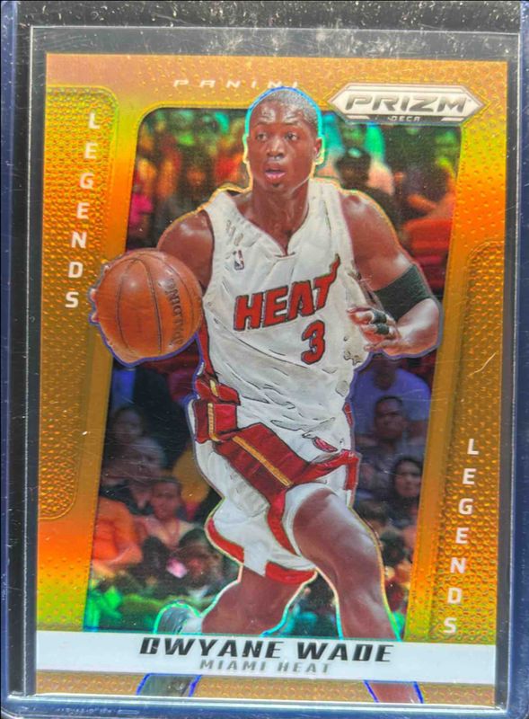 Dwyane Wade 2024 Prizm Deca #217 Orange /49 RAW