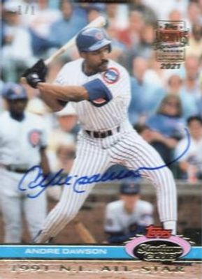 2021 Topps Archives Signature Series Retired #33 Andre Dawson /1