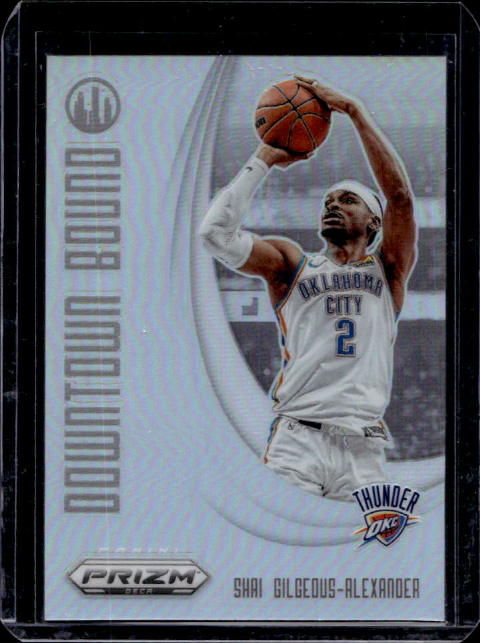 Shai Gilgeous-Alexander 2024 Prizm Deca #1 Downtown Bound - Silver