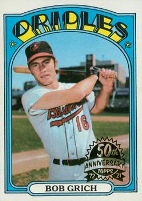 2021 Topps Heritage #338 50th Anniversary Buybacks