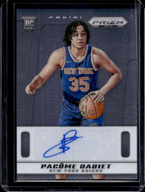 Pacome Dadiet 2024 Prizm Deca #PDS-PAC Signatures Rookie RAW