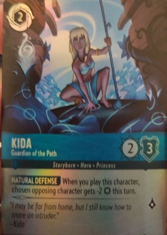 lorcana kida card Disney En 3 Into The Inklands 7 Protector Of Atlantis Foil PSA 10 GEM MINT Cert #123828098  Boxed Vinyl Kida Strength Kida - Guardian of the