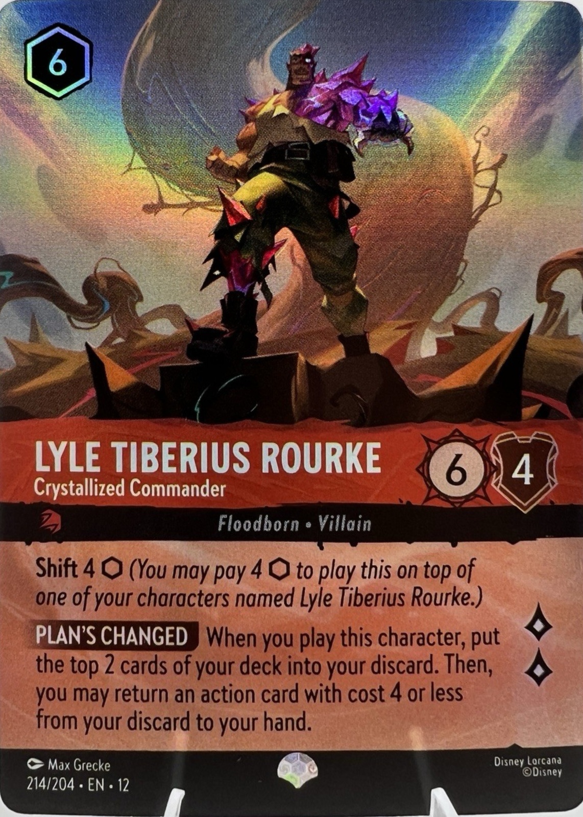 Lyle Tiberius Rourke - Crystallized Commander 2026 Wilds Unknown