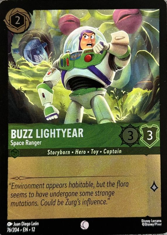 Buzz Lightyear - Space Ranger Disney Lorcana Cards Price Guide
