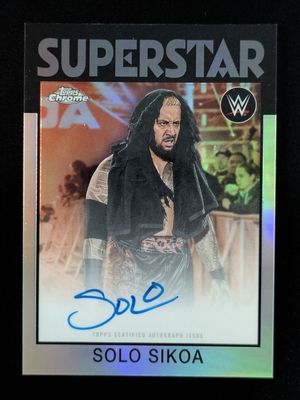 2026 Topps Chrome WWE Sapphire Edition #86T-SS 1986 Topps Autographs
