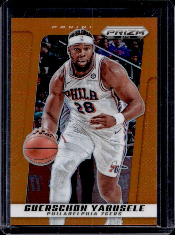 Guerschon Yabusele 2024 Prizm Deca #183 Orange /49 RAW