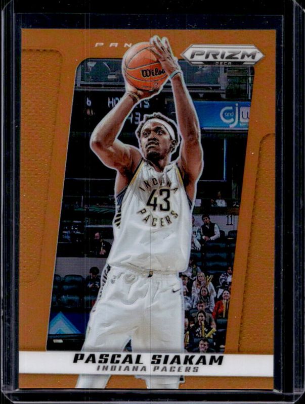 Pascal Siakam 2024 Prizm Deca #187 Orange /49 RAW