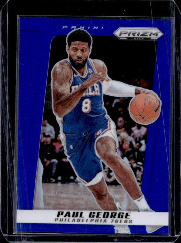 Paul George 2024 Prizm Deca #110 Blue /149 RAW