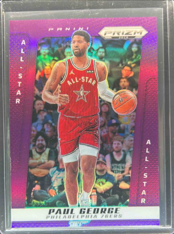 Paul George 2024 Prizm Deca #260 Purple /99 RAW