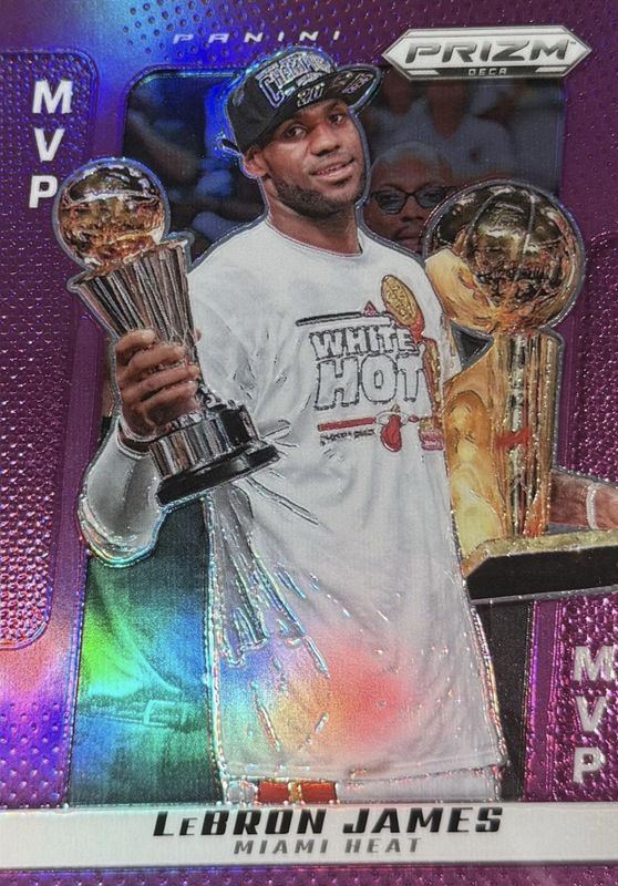 LeBron James 2024 Prizm Deca #289 Purple /99 RAW