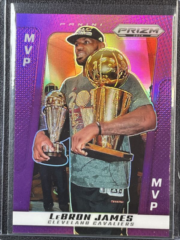 LeBron James 2024 Prizm Deca #294 Purple /99 RAW