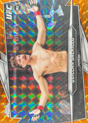 2026 Topps Chrome UFC #57 Orange Geometric Refractor /25