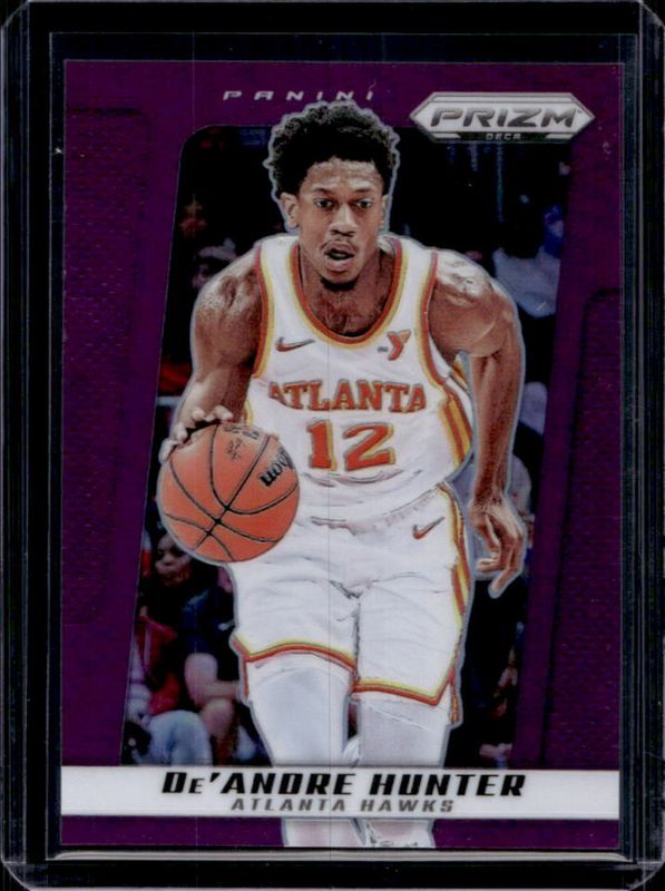 De'Andre Hunter 2024 Prizm Deca #97 Purple /99 RAW