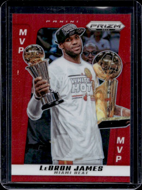 LeBron James 2024 Prizm Deca #289 Red /199 RAW