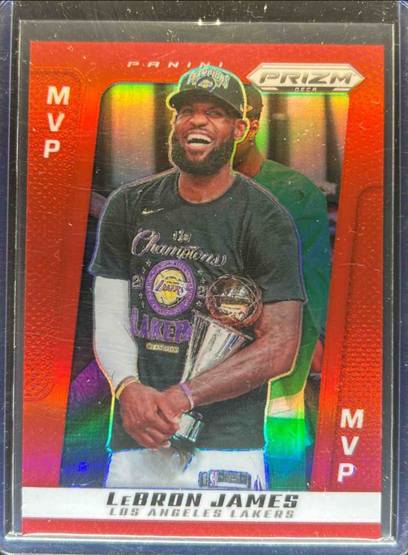 LeBron James 2024 Prizm Deca #286 Red /199 RAW