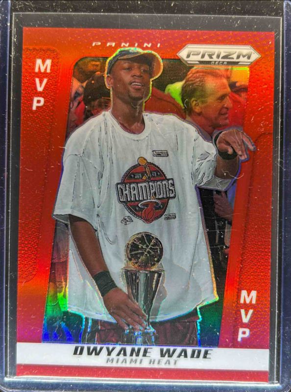 Dwyane Wade 2024 Prizm Deca #299 Red /199 RAW